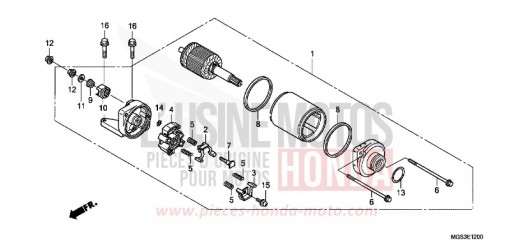 MOTEUR DE DEMARRAGE NC700XAD de 2013